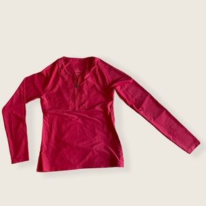 Pink Long Sleeve Prana Athleisure Top
